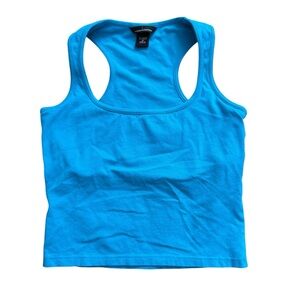 Moda International Bright Blue Tank Top Women’s Size M
